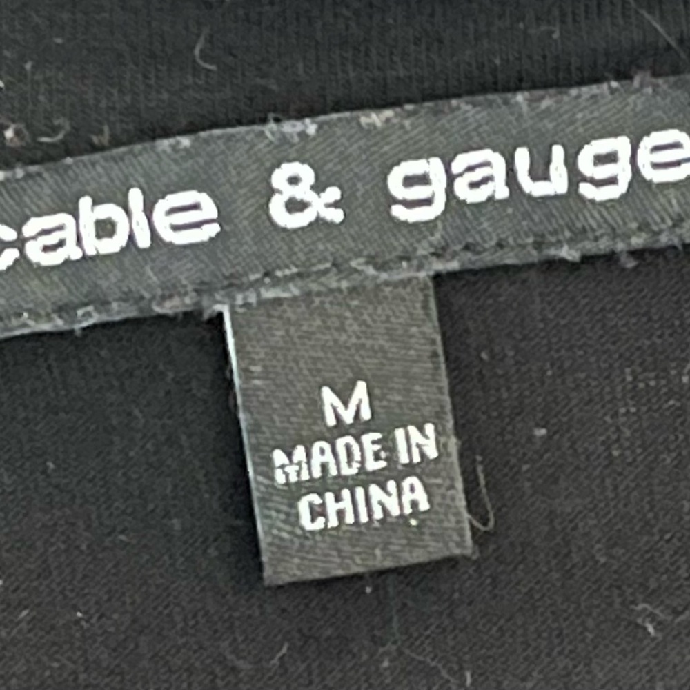 Cable & Gauge Black Relaxed Blouse - Picture 6 of 8